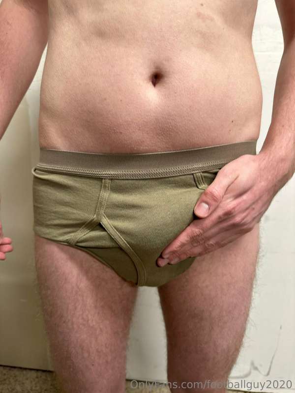 The private doing a little stripping down to his military br.. 2