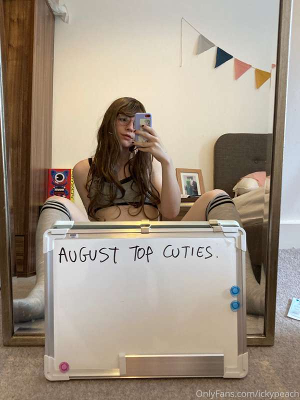 Accepting applications for top cuties this august 😁💕 prizes ..