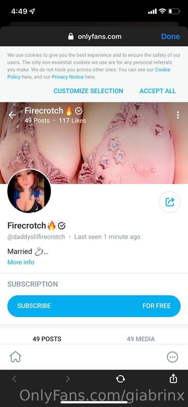 @daddyslilfirecrotch Go ahead and check her out !! 😍😗😉 Don’t..
