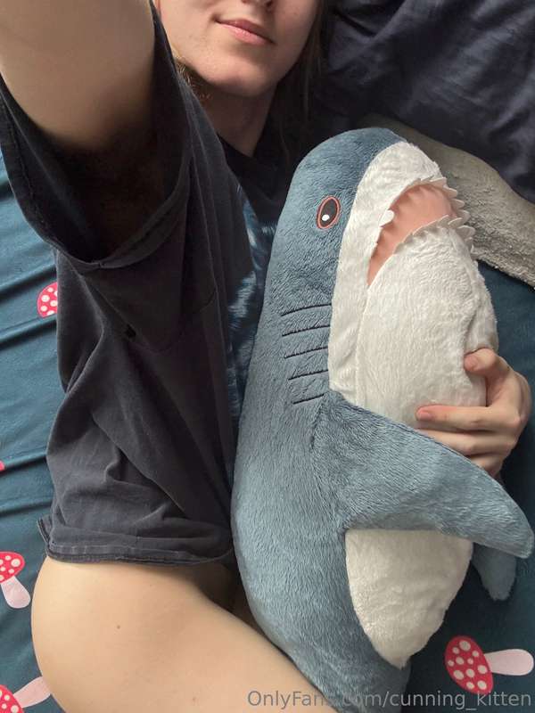 Wrestling with my blahaj is so comforting 💝🦈Was having a rou.. 6