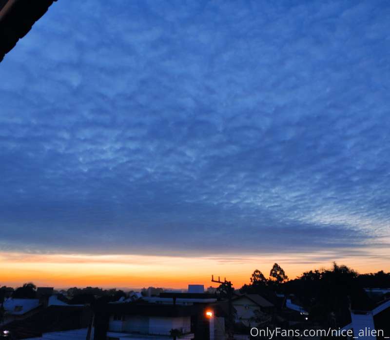 Dark sunset