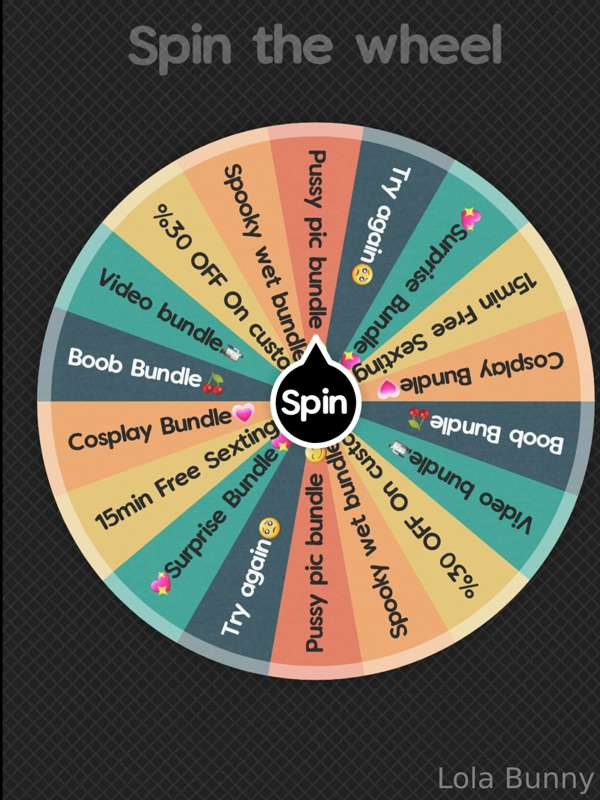 SPOOKY WHEEL 👻

$10 FOR 1 SPIN 🎃
$18 FOR 2 SPINS 🎃🎃
$25 FOR ..