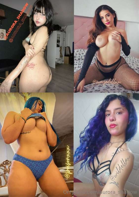 🩷 @aurora_shadow 🩷🥵 @mayadollxx 🥵❤️ @poisonxxx ❤️🔥 @wildella..