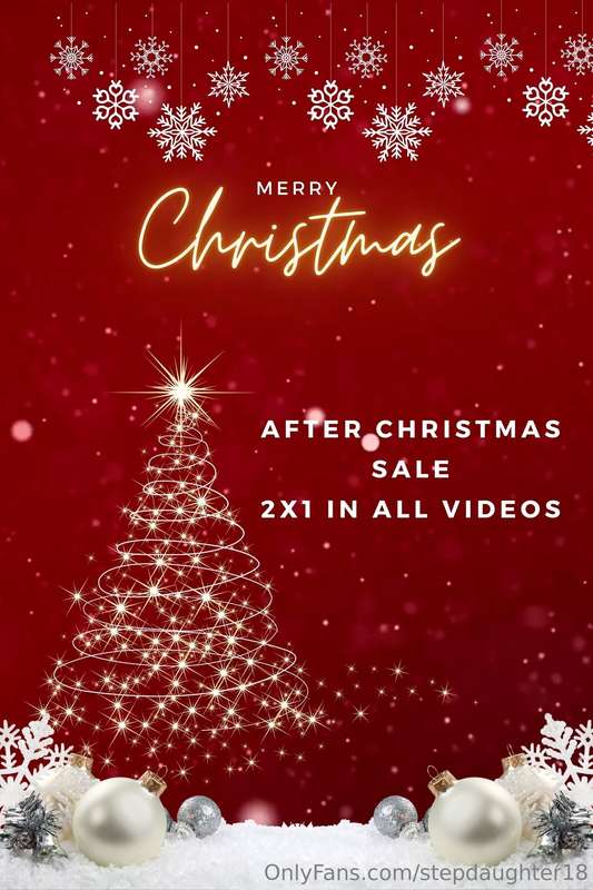 AFTER CHRISTMAS SALE 2X1 IN ALL VIDEOS 🥵💦