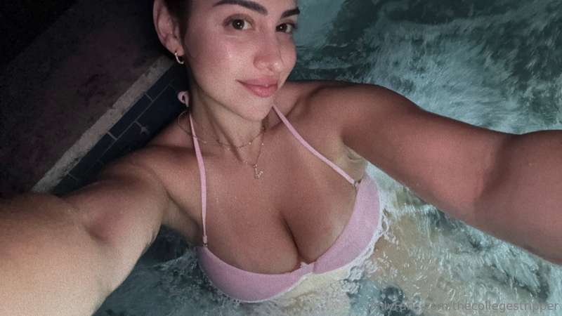 There’s just something about a night swim that feels extra n..