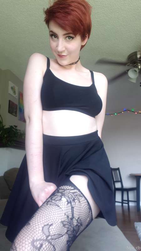 I love wearing skirts with no panties 5