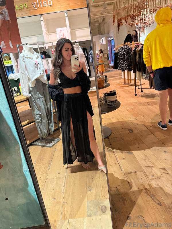 Quiz:  Wearing something underneath...   yay or nay  Answer:..