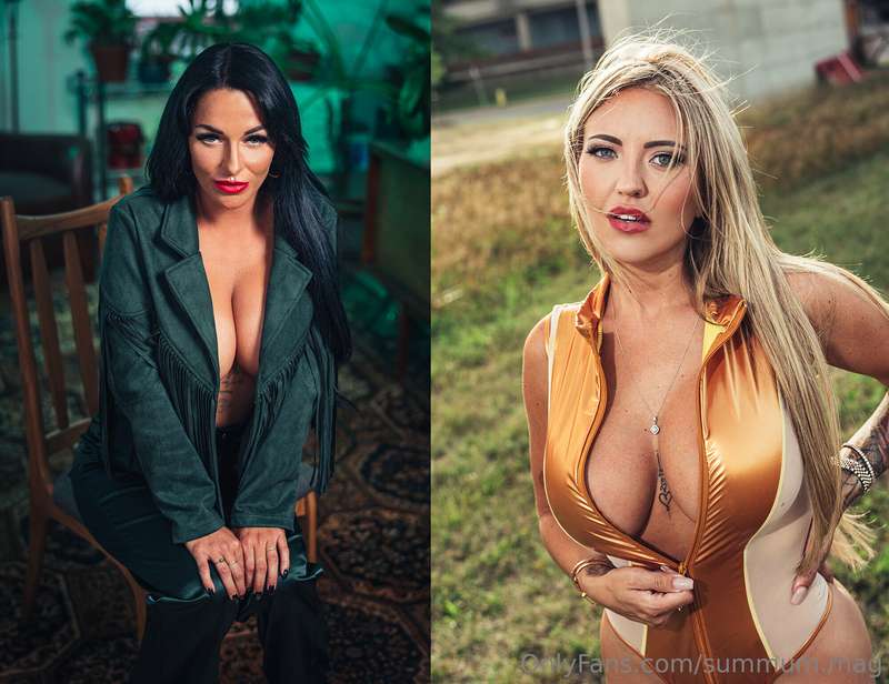 Es-tu plus blonde ( @blondierosiie ) ou brunette ( @maunikac..