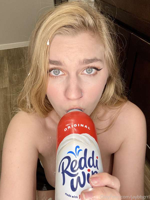 Can I have your cream please? I promise to get it all and if.. 2