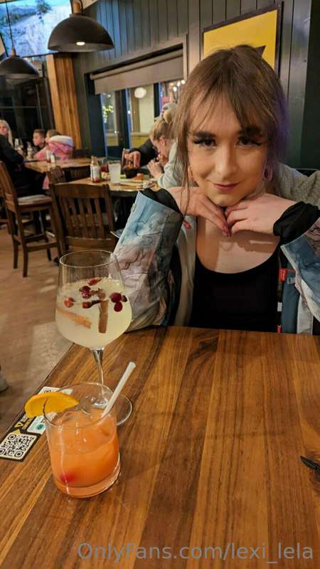Can you tell there was dried cum on my face during dinner? 😝
