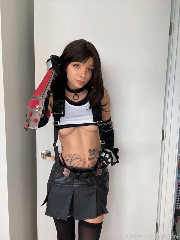 BOOBIES AHHA 🥰🥰 Tifa set pt. 1 🖤㊗️🍒😋 9