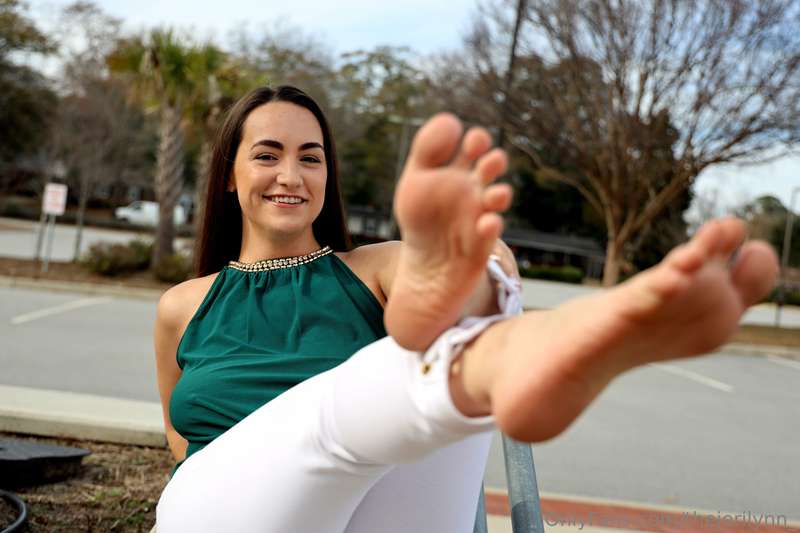 Indulge in my feet. 12