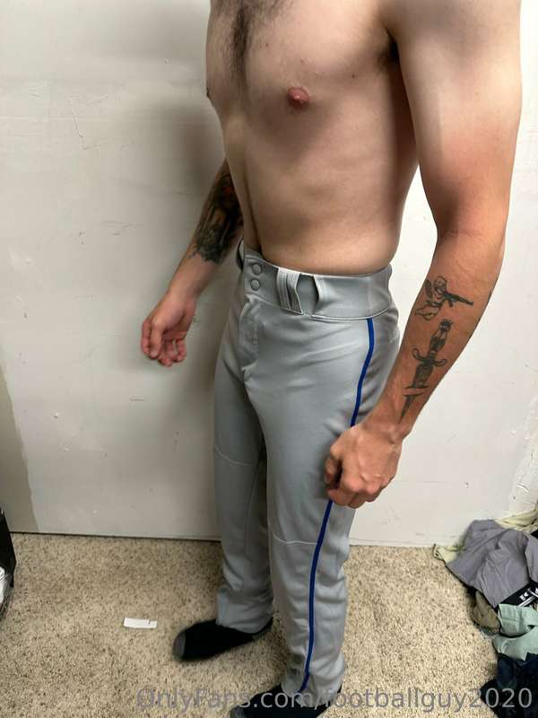 Or do I look better in baseball pants? 13