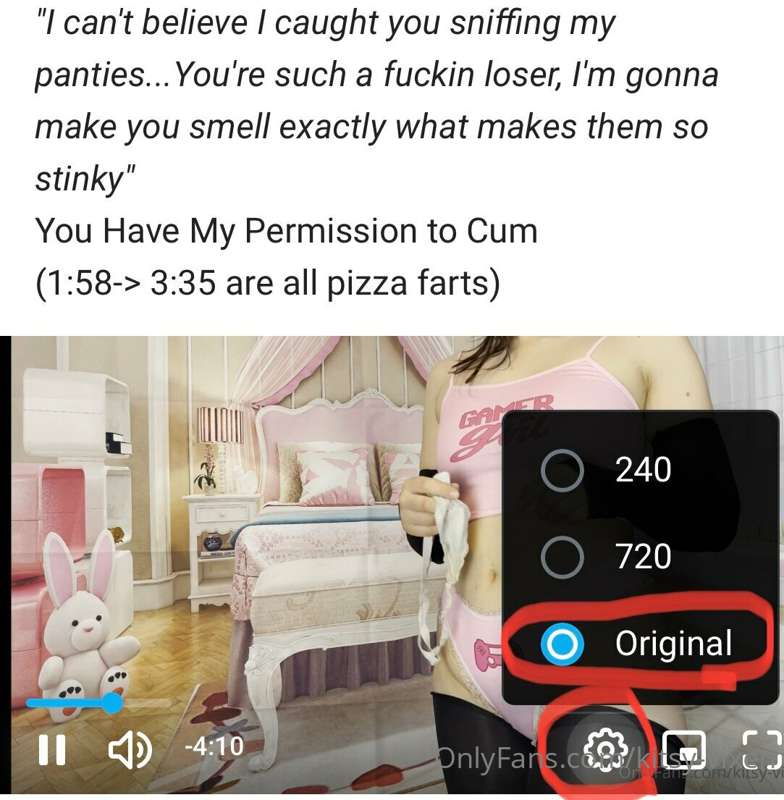 **HOW TO VIEW VIDEOS IN 4K**

-*Click Settings Cog Wheel* ⚙️..