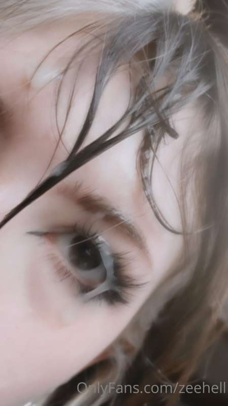 thank god for eyelashes i nearly got cum in my eyes
