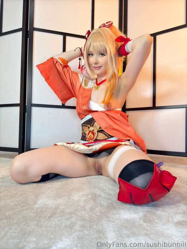 Wanna make some fireworks?‎ ♡ Genshin Impact Yoimiya 宵宮 Cosp.. 3
