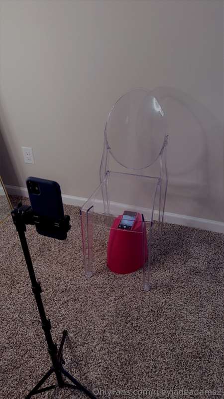 Newest clear chair video!Watch me go up and down on it from ..