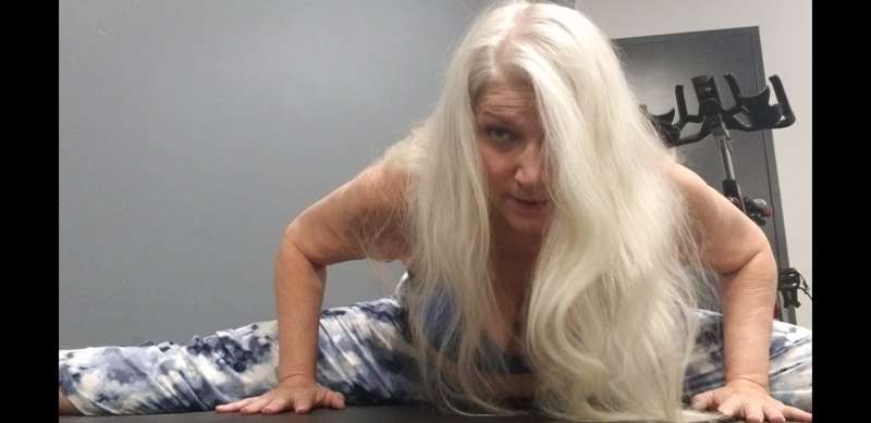 Yoga at the gym today. 😁 7