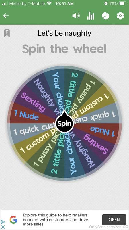 1 spins $5  3 spins $10 5 spins $20 I will record the spins ..