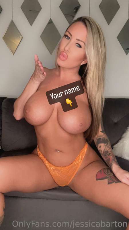 Want to see your name written on my boobs? Here’s your chanc..