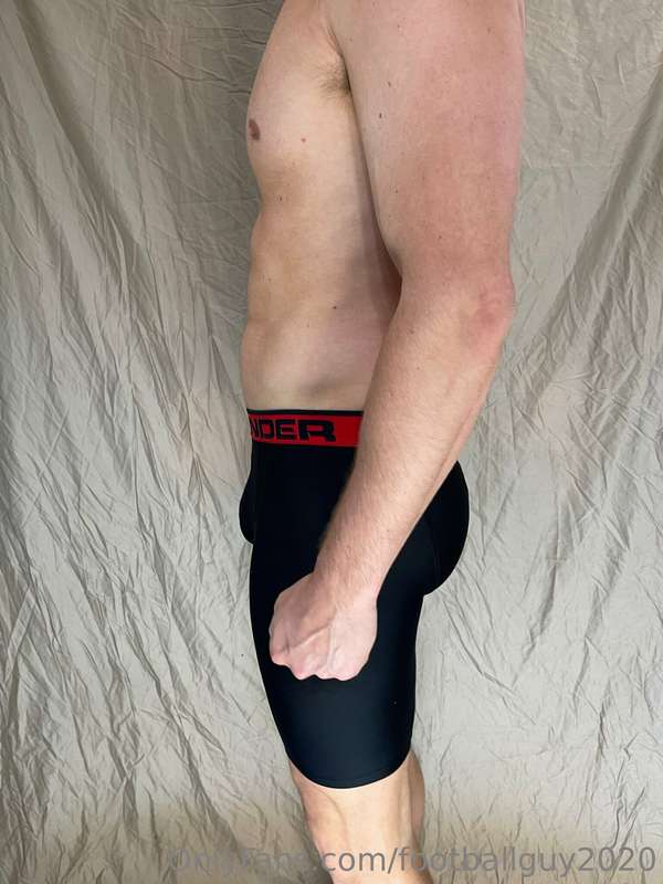 The sexy corporal in tight undies showing off his amazing as.. 18
