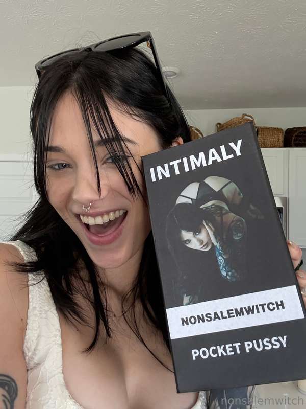 You can buy my pocket pussy now! Link 🔗 on my insta or twitt..
