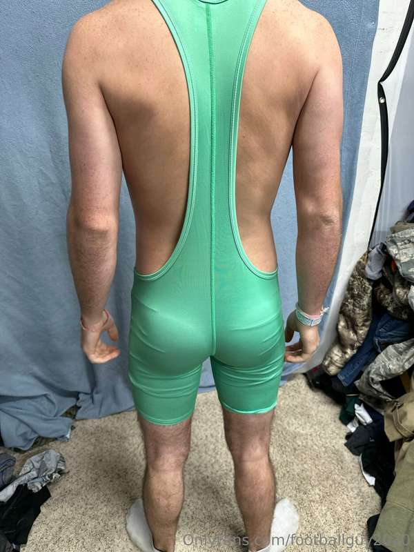 The new private in football gear and a wrestling singlet! 29