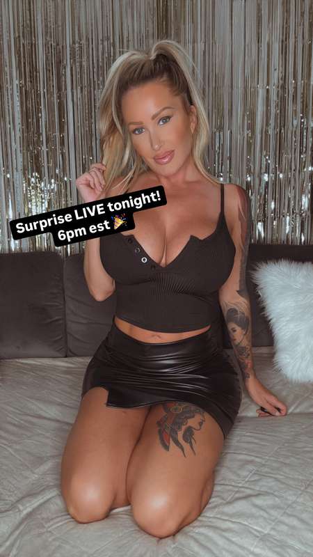 Live tonight 6pm est you coming? 