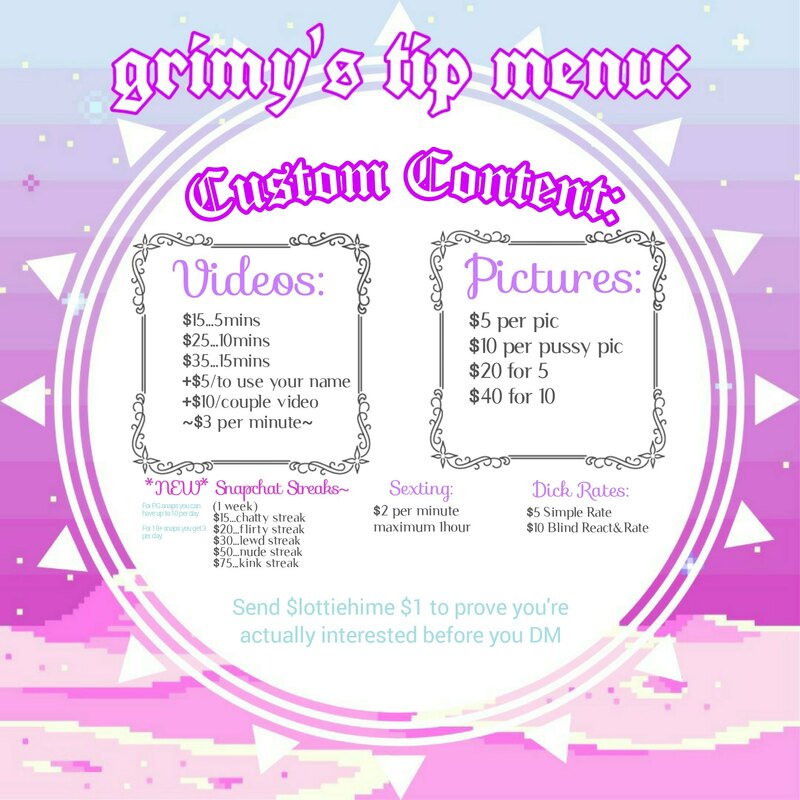 Don't forget I do custom content!

Here's a list of all the ..