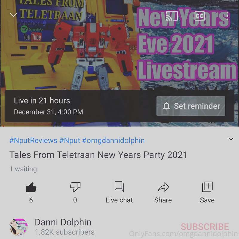 Join me tomorrow at 4pm Pst on my YouTube Channel/ Danni Dol..