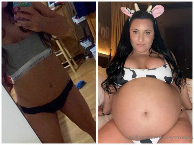 The evolution of my fit toned stomach to a massive bulging f..