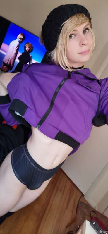 Purple bun set 9/10 x ^~^ Using new cam x that pose tho 0.0 19