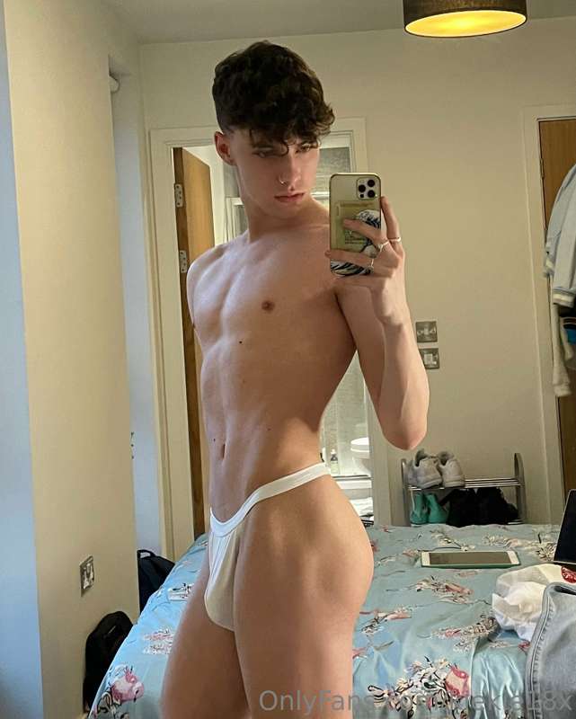 Who doesn’t love a boy in a thong 🤍 2