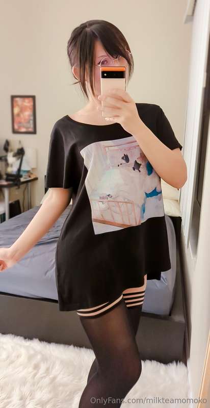 Casual at home big shirt male gf moment  July 2024 9