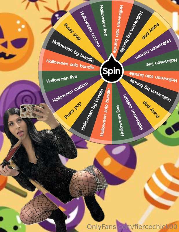 HALLOWEEN WHEEL$10 - 1 spin$20 - 3 spins 🎃😈🖤💦AVAILABLE ALL M..