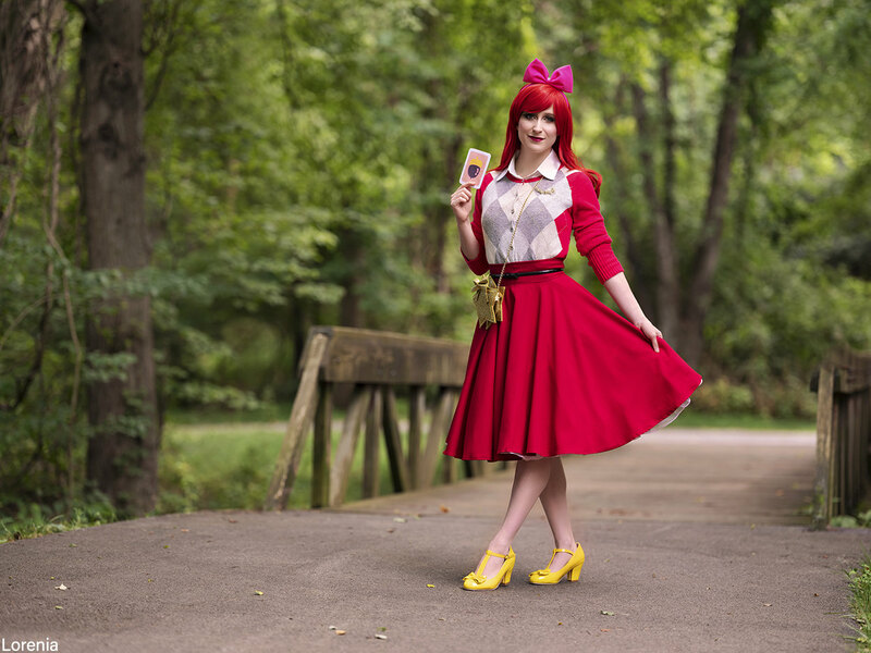 Got pictures in my Celeste cosplay over the weekend. :)