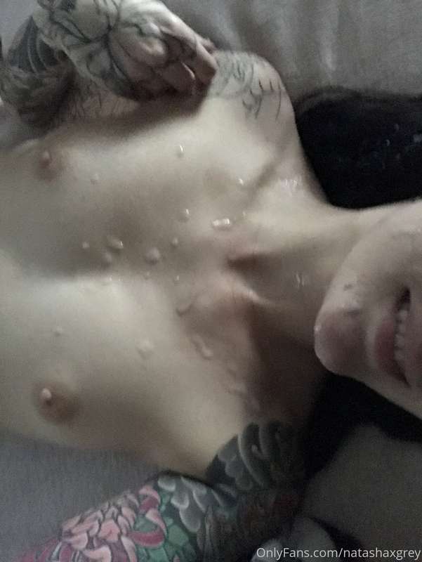 showered in cum 💦 2