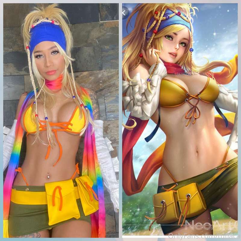 cosplay rikku final fantasy😍🦹‍♂️ I'm open for any other cosp..
