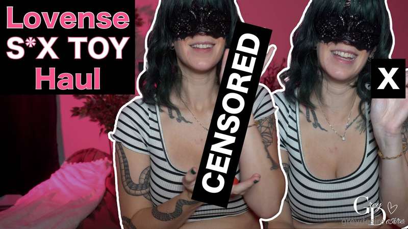 Lovense Sex Toy Haul: Camgirl Edition | Grey Desirehttps://y..