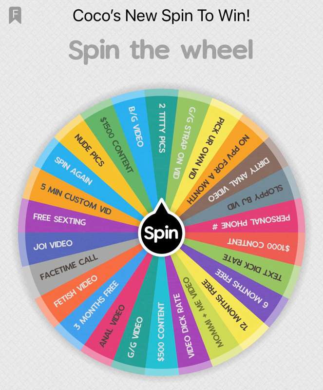 ***🥳 SPIN COCO’S WHEEL 🥳***

𝐈 𝐉𝐔𝐒𝐓 𝐀𝐃𝐃𝐄𝐃 𝐌𝐘 𝐍𝐔𝐌𝐁𝐄𝐑 & 𝐂𝐔𝐒𝐓𝐎𝐌..