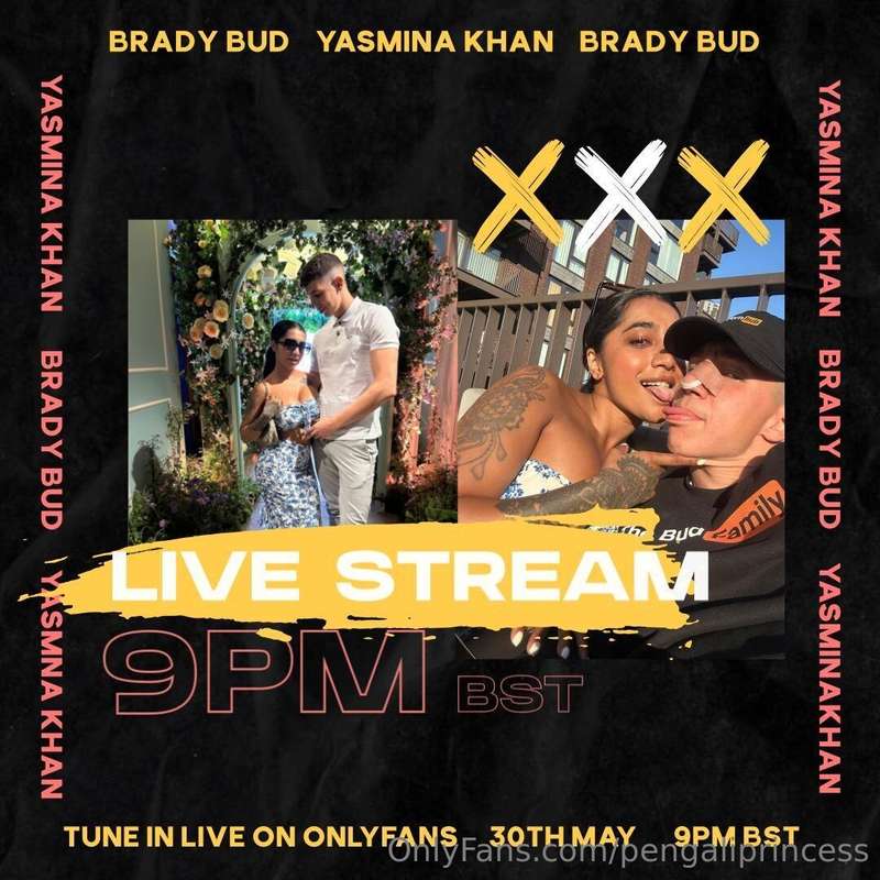 LIVE tonight with my baby @bradybud ❤️❤️❤️❤️ don’t miss out!..
