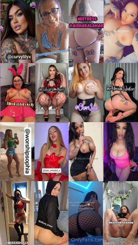 😈🖤 HORNY FREE BABES⬇️@CURVYLILYX@COUGARSEEKINGCUB@AishaKalah..