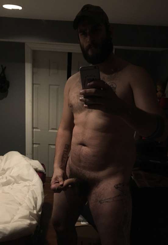 bedroom mirror pic before bed time