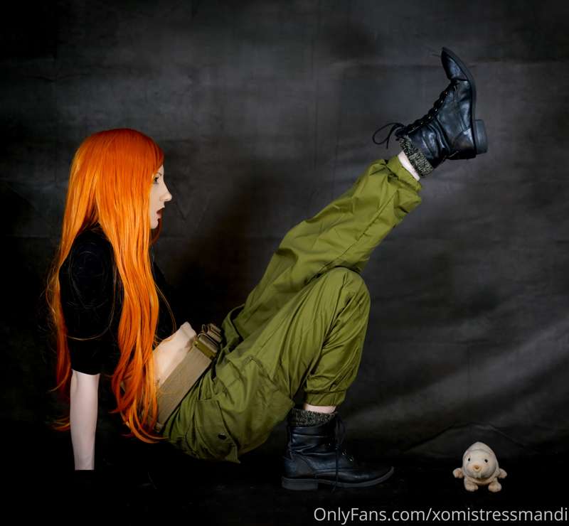 If Kim Possible wanted to kick you in the balls and beat you.. 2