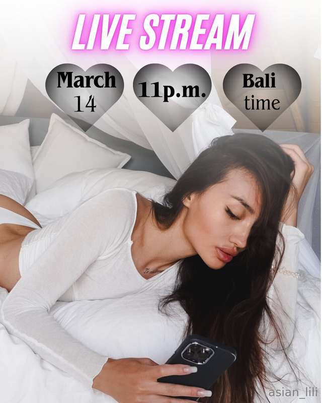 𝑰'𝒍𝒍 𝒃𝒆 𝒍𝒊𝒗𝒆 𝒕𝒐𝒏𝒊𝒈𝒉𝒕!💫 Would you like to spend the evening w..