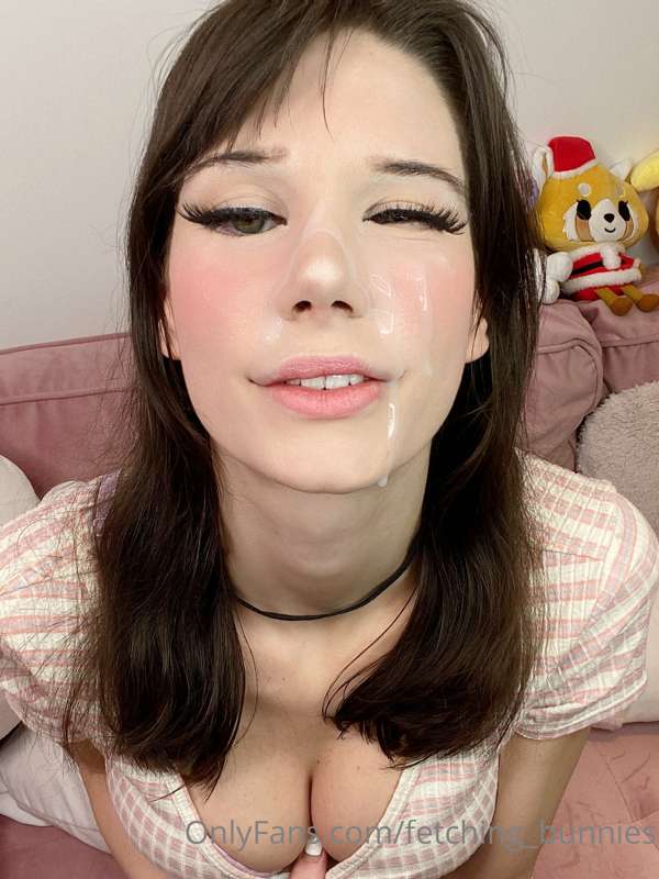 Oh daddy, you came all over my face and boobies🙈💕💦