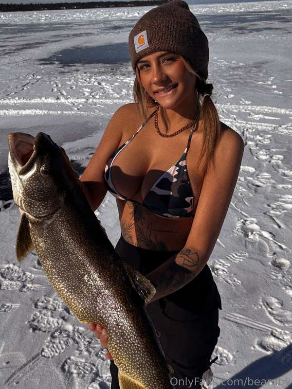 Did yall see me catch this lake trout on TikTok live today??..