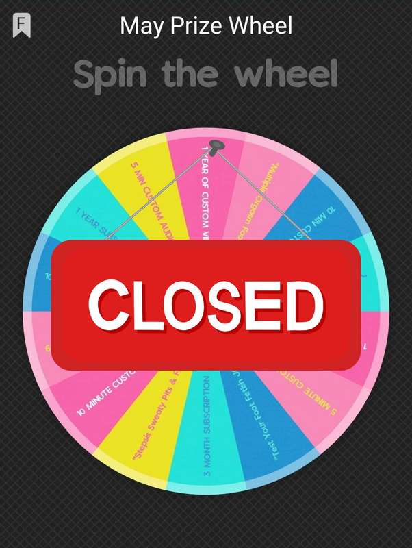 May Prize Wheel🌸The May Prize Wheel is open until May 31st a.. 1