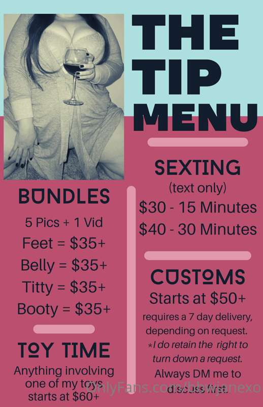 *This tip menu is no longer valid.*