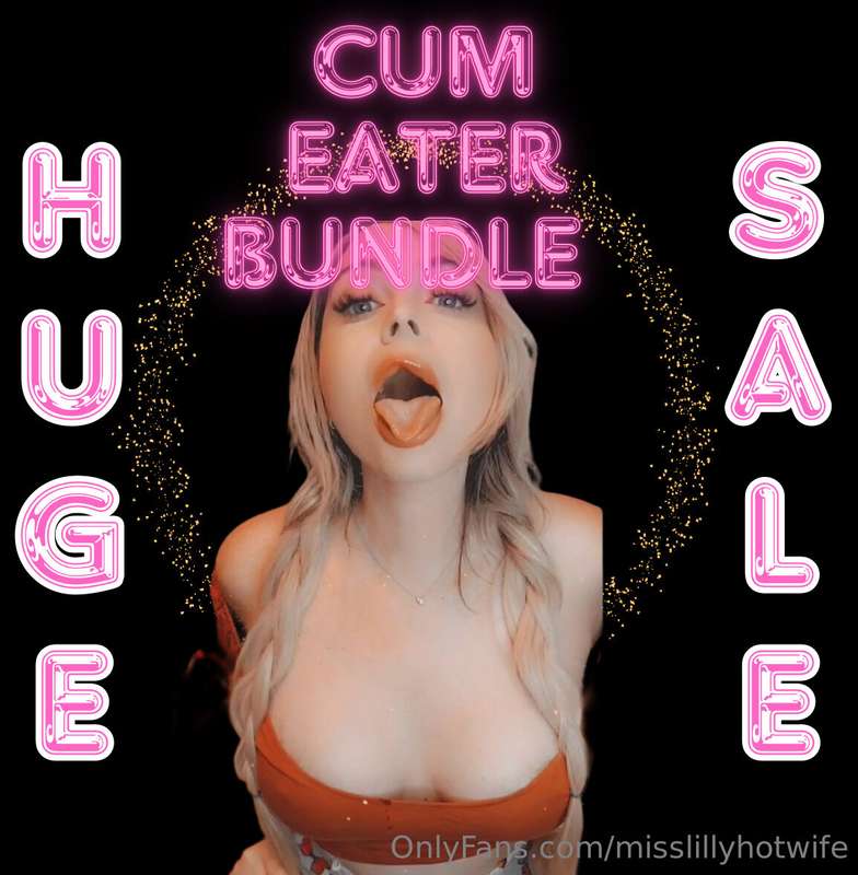 Are you going to be my good boy and eat your cum for me? Tip..